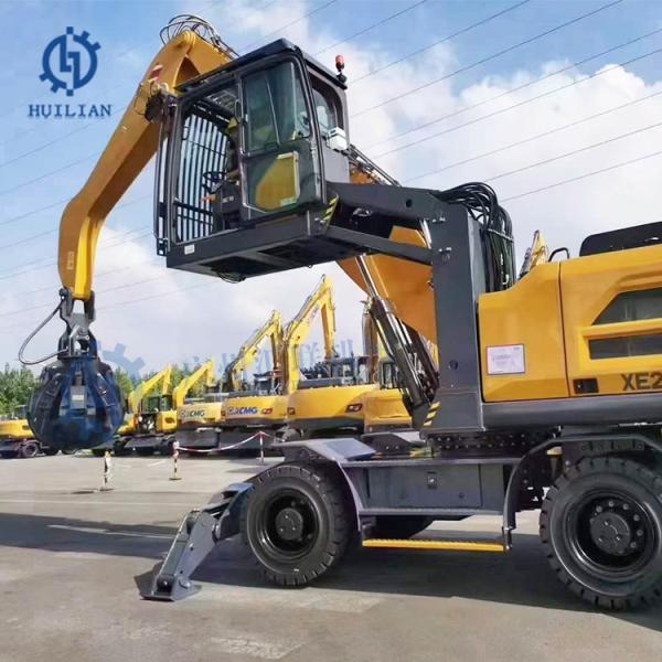 360 Degree Rotation Excavator Hydraulic Orange Peel Grab Steel Scrap Grapple For 24ton 30ton 36ton Excavator