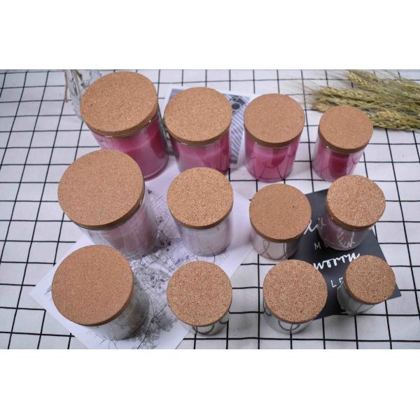 Eco Dampproof Candle Jar Cork Lid 2.5*2.2*0.8in