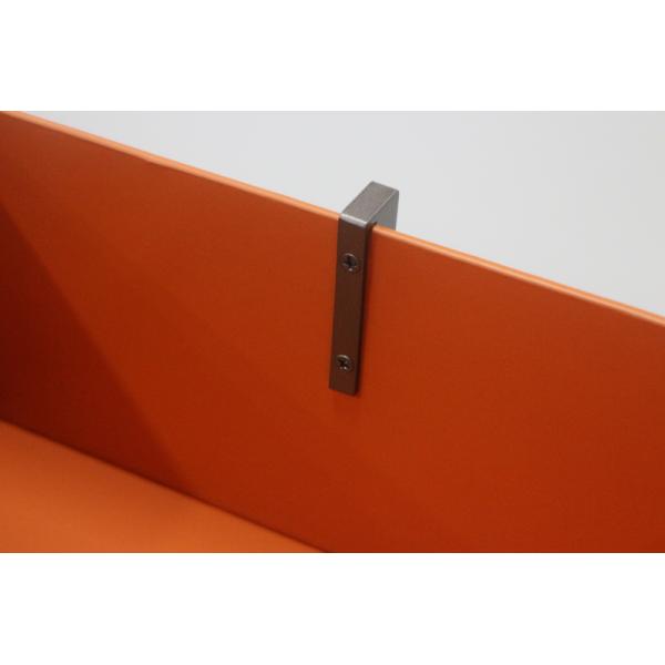 Handcrafted Modern Open-Top Storage Boxes/Bins with Metal Pull-Ring, PVC-Coated Epoxy Resin Structure, for Closet Wardrobe Organization (YG-H026)