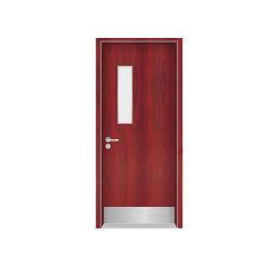 China Fireproof Interior Glass Wood Door on sale
