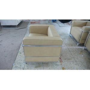 Office Leather Cushion Sofa , Sectional Sofa SGS