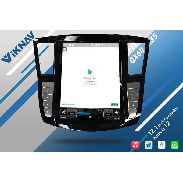 Viknav 12.1 Inch Car Multimedia Stereo Radio For Infiniti QX60 JX35 2012-19 Android DVD Player GPS Navigation Head Unit