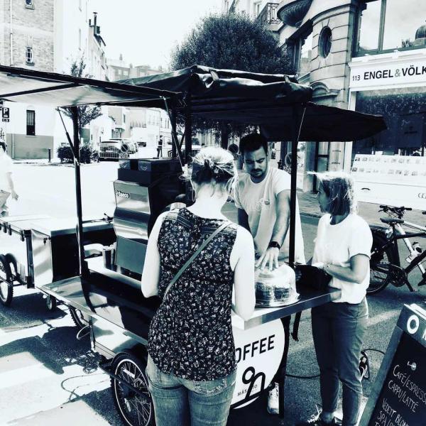 Retail Mobile Disc Brake Iron Plate Bike Food Cart