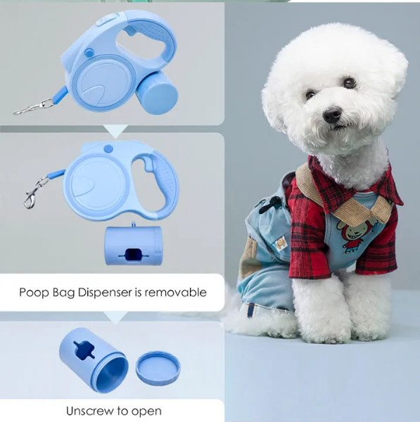 Self Acting Retractable Dog Lead Automatic Retractable Pet Leash Portable Anti Escape