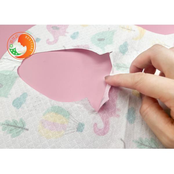 Anti Irritation Skin Friendly Custom Disposable Bibs Waterproof Feeding Bibs For Travelling