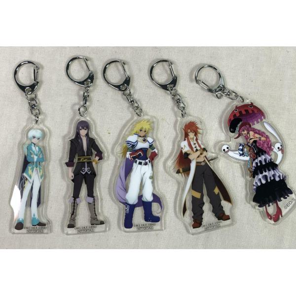 Holographic Anime Gift Set Acrylic Anime Key Ring With No Deformation