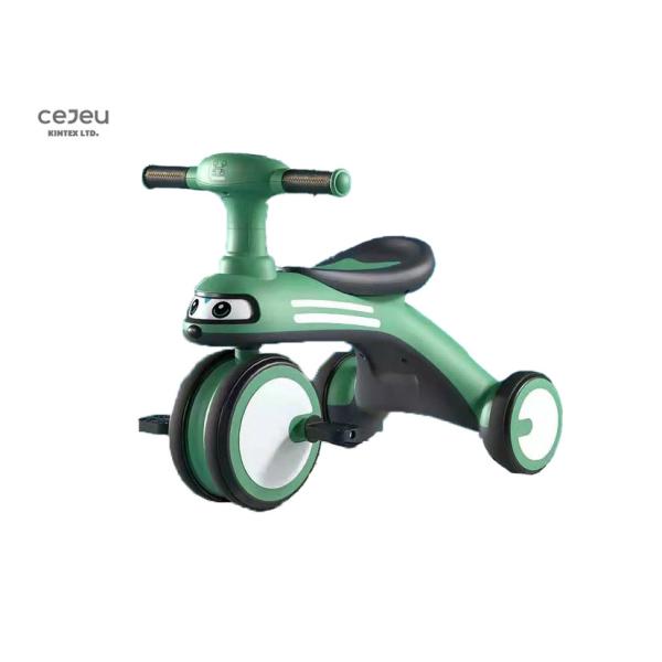 3 In 1 Kids Tricycle For 2 Year Olds Lightweight Yellow