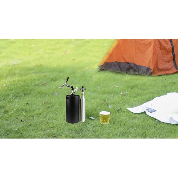 Insulated Pressurized 30psi Small Ball Lock Keg Soda Beer Dispenser With Sodastream