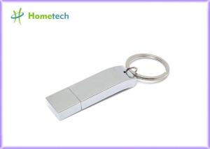 Cheap Silver 16GB/32 GB Metal Thumb Drives USB 2.0 Interface Type For Your Business Gifts wholesale