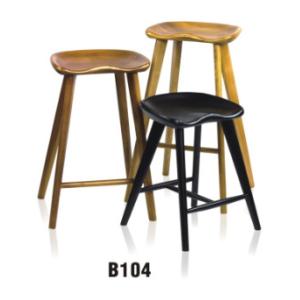 North Europe style wooden bar stool furniture