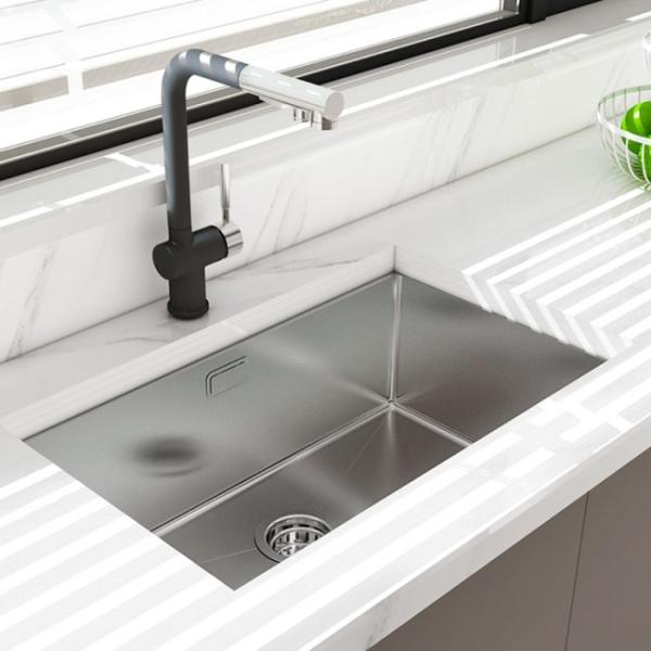 25 Inch Undermount Kitchen Sink , 60x45 16 Gauge Stainless Steel Sink