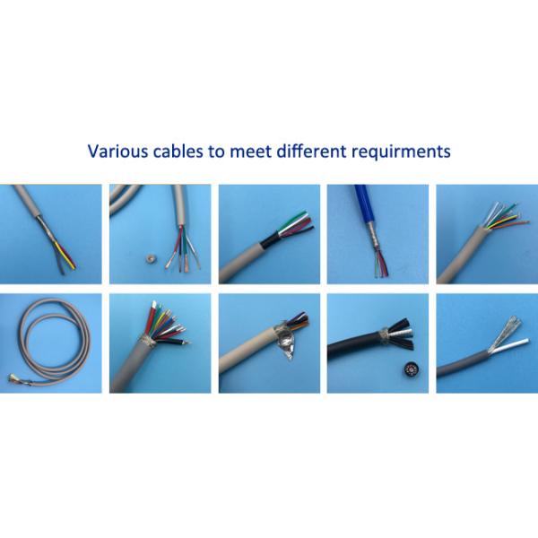 1m 2m 3m Medical Equipment Cables Medical Cable Assemblies Gold Plated