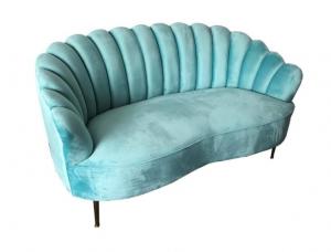 China Bule Velvet Fabric Tufted Modern Chesterfield Sofa For Big Lots Living Room on sale