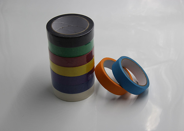 Blue Colored Masking Tape , Single Sided Masking Tape For Painting / Spaying