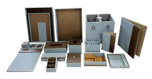 Cheap Leather Range Luxury Hotel Supplies Tissue Box TV Controller Holder wholesale