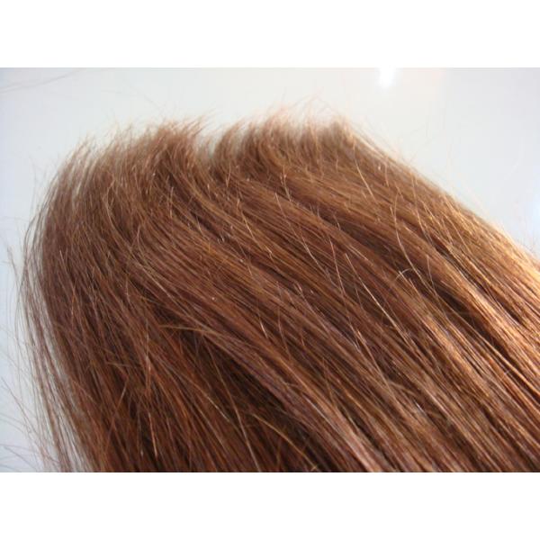 Blonde Textured Human Hair Extensions Straight Natural Texture Hair Extensions
