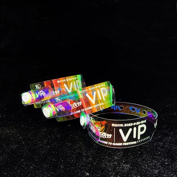 Water Resistant Festival Tyvek Wristbands , Disposable Printable Paper Wristbands
