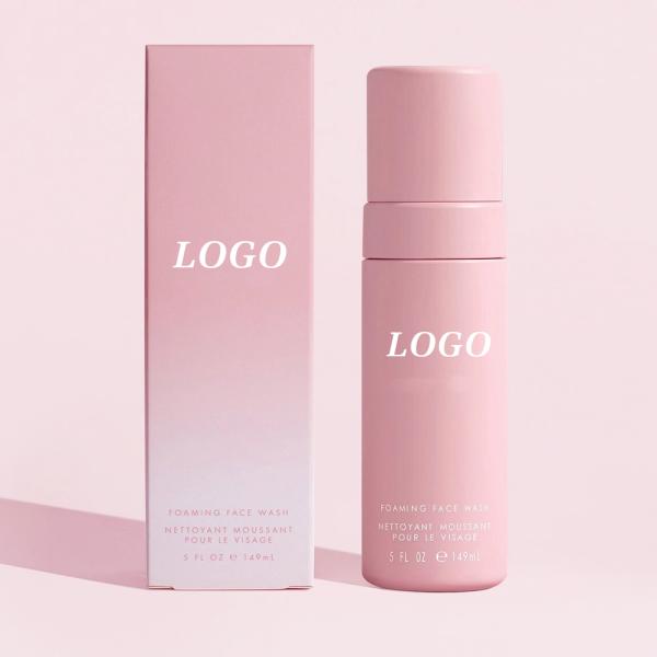 Private Label Facial Foam Cleanser OEM Skincare Korea Watermelon Glycerin Face Wash