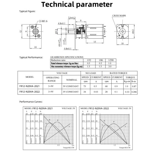 Faradyi Customized Manufacturer 12Mm N20 Micro Torque Motor Lock 12V Dc Fan Motor 50 Rpm 3V 6V 12V Dc Gear Motor