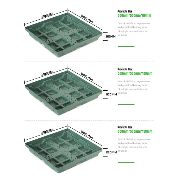Garden Usage Hydroponic Plant Seed Square Plastic Flower Pot Tray Dish Mold Dissolving