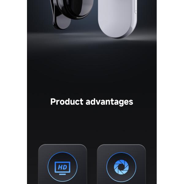 Outdoor Sports Pet Camera Collar ABS 1920*1080 Cat Camera Collar