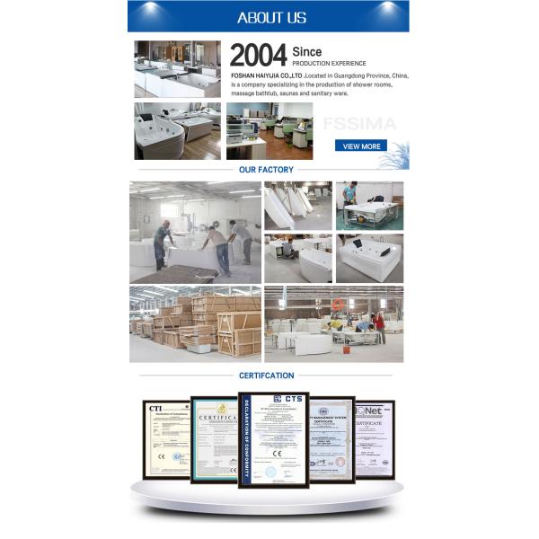 5 Foot Acrylic Air Jet Whirlpool Bathtubs 60 X 30 60 X 32 60 X 36