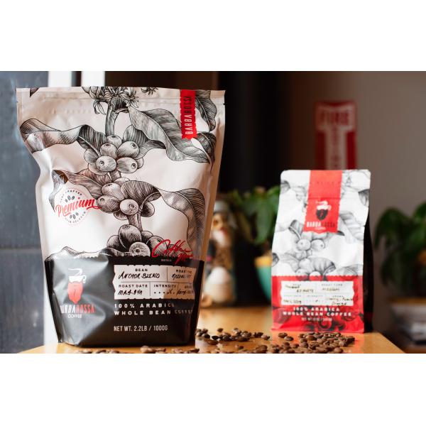 Stand Up Pouch With Regular Zipper and One Way Degassing Valve