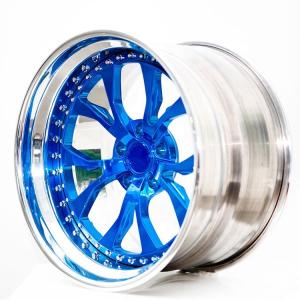 China Luxurious car forged rims from new design 18 inch to 26 inch Cool alloy car 3pieces forged wheel on sale