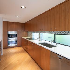 Brown Wood Veneer Kitchen Cabinet Complete Full Home Custom