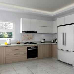 Cheap Custom Contemporary Kitchen Cabinets Wooden Assembled Packing wholesale