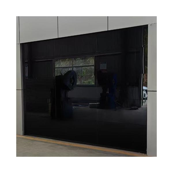 Aluminum Transparent Glass Automatically Garage Door For Residential Buildings