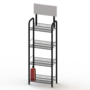 China 4 Layers Metal Wire Liquor Bottle Display Rack on sale
