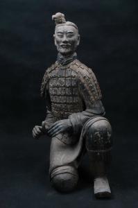 Cheap Terra Cotta Warriors statue as Hotel mall decoration by fiferglass material customize size wholesale