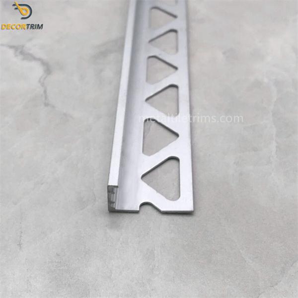 Matt Gold Width 23mm Aluminium L Shape Trim Silver Tile Edge Trim Strip