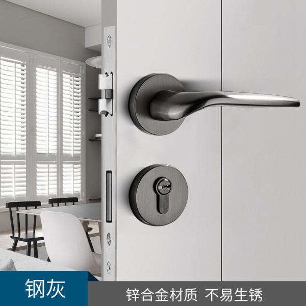 Zinc Alloy Split Mortise Door Lock Handle Set For Bedroom Entry Door