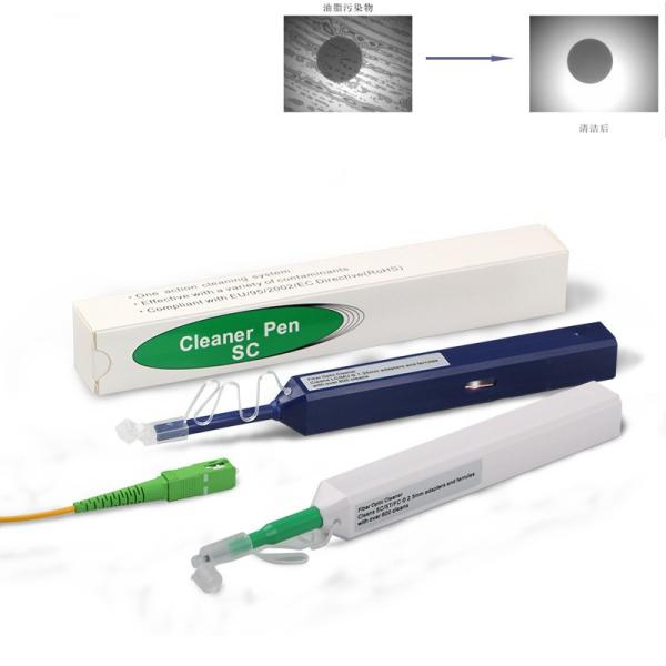 One Click Cleaner Fiber Optic Cable Tools Fiber Cleaning Pen PVC Material