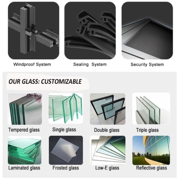 Modern Aluminium Pivot Entry Doors Black Internal Glass Thermal Break AS2047 Anodized