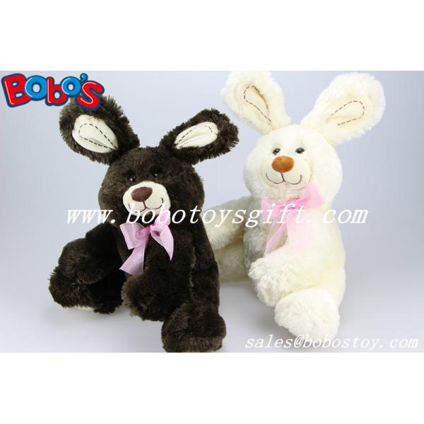 11" Dark Brown Cute Rabbit Stuffed Animal In Wholesale Price