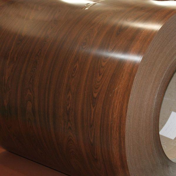 Quality Wood Imitation Colored Galvanized Steel For Prefabricated Huses Wall Panels for sale