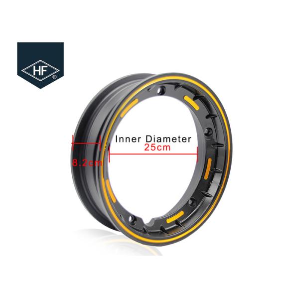 Piaggio Vespa Motorcycle Wheel Parts , Black Motorcycle Wheel Rims For PX125 PX150