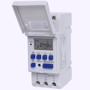 China Electrical Lead Rail ABS Digital Timer Switch 220V 30A 36*66*82mm on sale