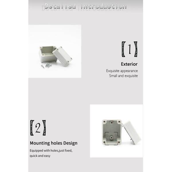Small ABS waterproof junction box 65*50*55mm custom-made plastic box