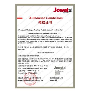 Guangzhou Faniao Cabinet Co.Ltd. Certifications