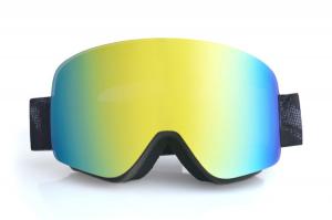 Cheap Frameless Prescription Snow Goggles Anti UV Double Coated Lens Treatment wholesale