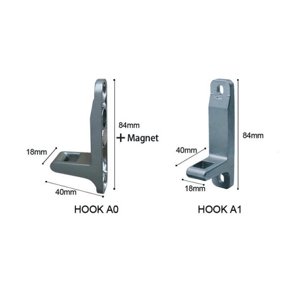 Kerong Electromechanical Charging Lock 60mA Push To Close Latch For Stainless Steel Doors