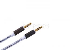 Cheap Colorful Audio RCA Cable , Audio RA Cable Custom Length With Nylon Jacket wholesale