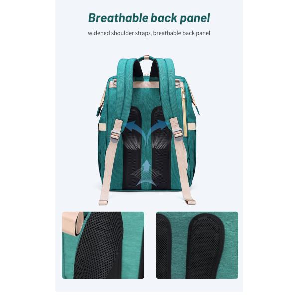 New Portable Folding Crib Mom Bag Out Portable Multi-functional Shoulder Mother and Baby Bag baby diaper bag