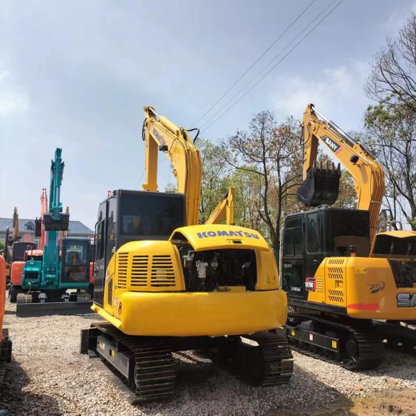 Secondhand Komatsu Digger PC70 Used 7ton Small Type Mini Crawler Excavator
