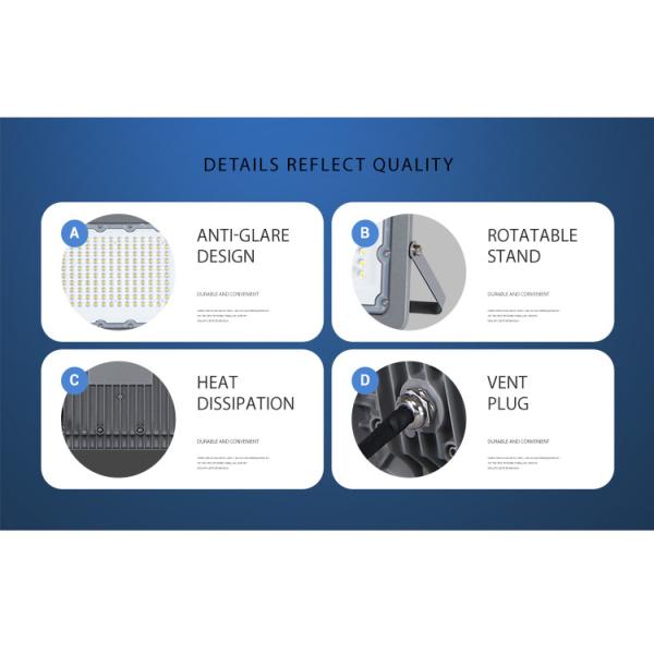 6500K 100Watt IP65 Outdoor garden use LED Flood Lights High brightness luminum Gray