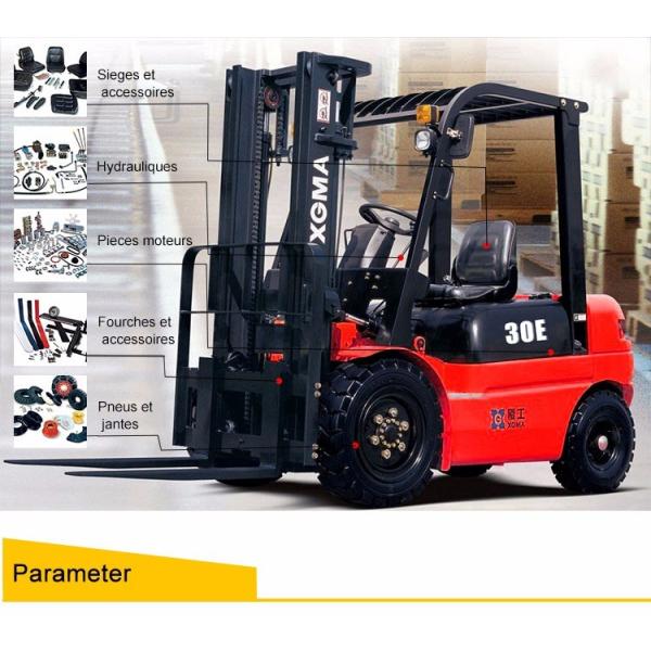 Multi Sealing System 3 Ton Diesel Forklift Truck Mitsubishi Hydraulic Pump